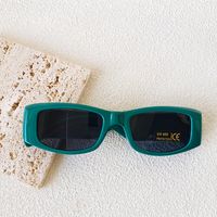 Vacation Sweet Commute Color Block Pc Resin Square Full Frame Glasses sku image 4