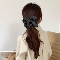 Style Simple Couleur Unie Chiffon Attache-cheveux main image 3