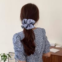 Style Simple Couleur Unie Chiffon Attache-cheveux main image 1