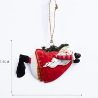 Christmas Cartoon Style Simple Style Santa Claus Iron Festival Decorative Props sku image 4