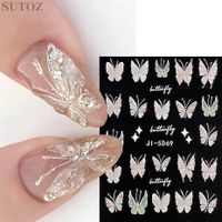 Sweet Butterfly Plastic Nail Decoration Accessories 1 Piece main image 2