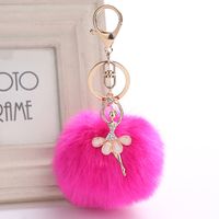 Sweet Human Metal Women's Bag Pendant Keychain sku image 22