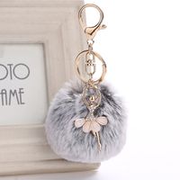 Sweet Human Metal Women's Bag Pendant Keychain sku image 24