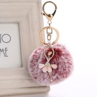 Sweet Human Metal Women's Bag Pendant Keychain sku image 26