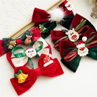 Classic Style Bow Knot Cloth Patchwork Hair Clip main image 1