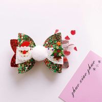 Classic Style Bow Knot Cloth Patchwork Hair Clip sku image 5