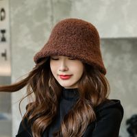Women's Simple Style Solid Color Eaveless Bucket Hat main image 2