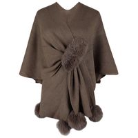 Women's Casual Simple Style Solid Color Polyester Shawl sku image 1