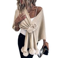 Women's Casual Simple Style Solid Color Polyester Shawl main image 2
