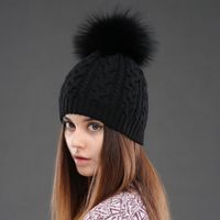 Women's Casual Simple Style Solid Color Eaveless Wool Cap main image 1
