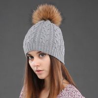 Women's Casual Simple Style Solid Color Eaveless Wool Cap sku image 2