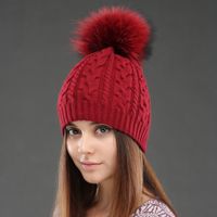 Women's Casual Simple Style Solid Color Eaveless Wool Cap sku image 7