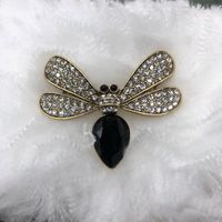 Simple Style Bee Alloy Inlay Rhinestones Women's Brooches main image 3