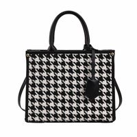 Women's All Seasons Pu Leather Printing Elegant Classic Style Square Zipper Shoulder Bag Tote Bag sku image 2