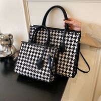 Women's All Seasons Pu Leather Printing Elegant Classic Style Square Zipper Shoulder Bag Tote Bag main image 1