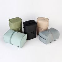 Basic Solid Color Nylon Square Makeup Bags main image 2