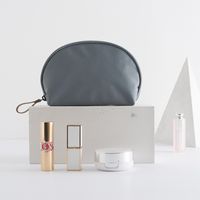 Basic Solid Color Nylon Oval Makeup Bags main image 5