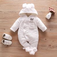 Classic Style Solid Color Bejirog Polyester Baby Rompers main image 4