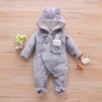 Classic Style Solid Color Bejirog Polyester Baby Rompers main image 3
