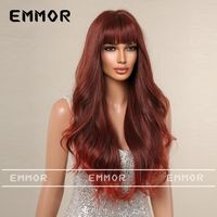 Women's Simple Style Party Street High Temperature Wire Bangs Long Curly Hair Wigs main image 4