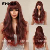 Women's Simple Style Party Street High Temperature Wire Bangs Long Curly Hair Wigs main image 3