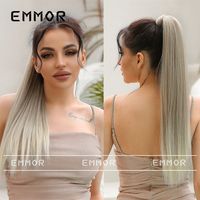 Women's Simple Style Holiday High Temperature Wire Ponytail Wigs sku image 21