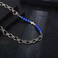 Hip-Hop Geometric Color Block 304 Stainless Steel Polishing 18K Gold Plated Unisex Necklace main image 4