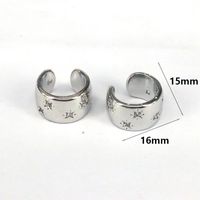 1 Paire Élégant Vêtement De Rue Géométrique Placage Incruster Le Cuivre Perles Artificielles Zircon Plaqué Or 18k Boucles D'oreilles sku image 2