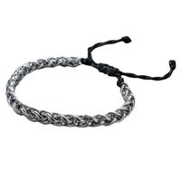 Simple Style Printing Stainless Steel Plating Bracelets main image 2