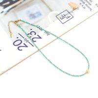 Bohemian Romantic Sweet Color Block Stainless Steel Necklace sku image 1