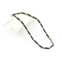 Ig Style Elegant Cool Style Color Block Artificial Crystal Plating Gold Plated Women's Necklace sku image 8