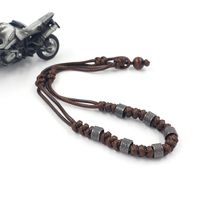 Vintage Style Color Block Alloy Toggle Men's Necklace main image 3