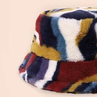 Unisex Streetwear Color Block Flat Eaves Bucket Hat main image 4