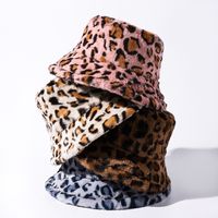 Unisex Streetwear Leopard Flat Eaves Bucket Hat main image 5