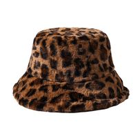 Unisex Streetwear Leopard Flat Eaves Bucket Hat main image 3