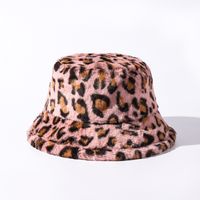 Unisex Streetwear Leopard Flat Eaves Bucket Hat sku image 2