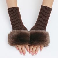 Women's Classic Style Solid Color Gloves 1 Pair sku image 4