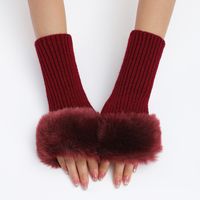 Women's Classic Style Solid Color Gloves 1 Pair sku image 3