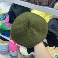 امرأة أنيق الأساسي اللون الصامد إفيلس قبعة البيريه sku image 8