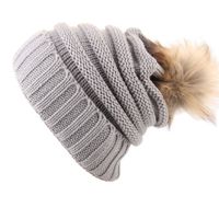 Unisex Simple Style Solid Color Eaveless Wool Cap main image 5