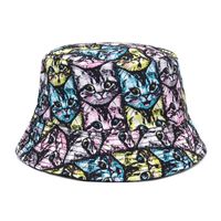 Women's Streetwear Animal Printing Big Eaves Bucket Hat main image 4