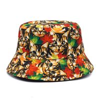 Women's Streetwear Animal Printing Big Eaves Bucket Hat sku image 1