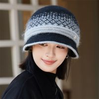 Women's Elegant Basic Solid Color Big Eaves Bucket Hat main image 2