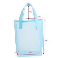 Nylon Mesh Solid Color Fashion Portable Storage Bag sku image 25