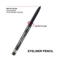 Casual White Black Solid Color Plastic Eyeliner main image 4