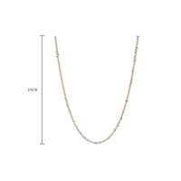 Modern Style Simple Style Solid Color Alloy Chain Women's Necklace main image 4