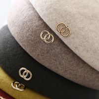 Women's Casual Solid Color Eaveless Beret Hat main image 4