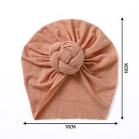 Foreign Trade European And American Winter New Children's Hair Accessories Headdress Baby Care Door Beanie Baby Knitted Pit Striped Hat main image 5