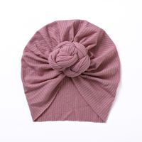 Foreign Trade European And American Winter New Children's Hair Accessories Headdress Baby Care Door Beanie Baby Knitted Pit Striped Hat sku image 19
