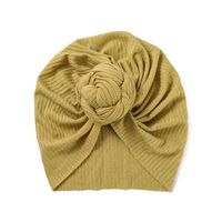 Foreign Trade European And American Winter New Children's Hair Accessories Headdress Baby Care Door Beanie Baby Knitted Pit Striped Hat sku image 5